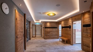 Sauna area at the Jagdschlössl hotel