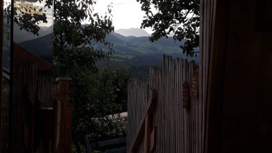 Blick aus der Sauna