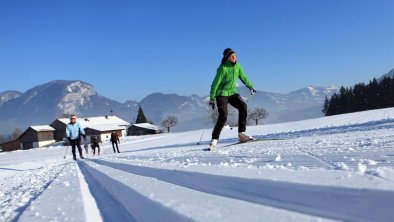 Langlaufloipen beginnen 500 Meter vor Ihrer Tür.