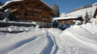 Haus Romantik im Winter