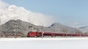 Railjet by Austrian Railways in the Winter, © Tirol Werbung/Robert Pupeter