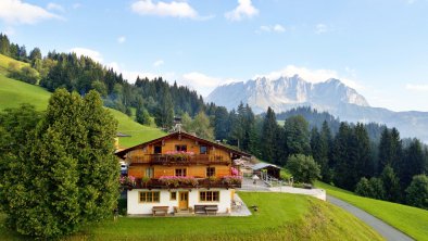 Our Farm in front of Wilder Kaiser