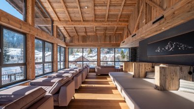 Relaxation room in wellness area