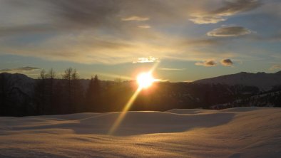 Sonnenuntergang Roaner Alm