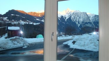 View kitchen window winter