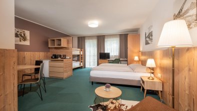 Hotelzimmer mit Stockbetten