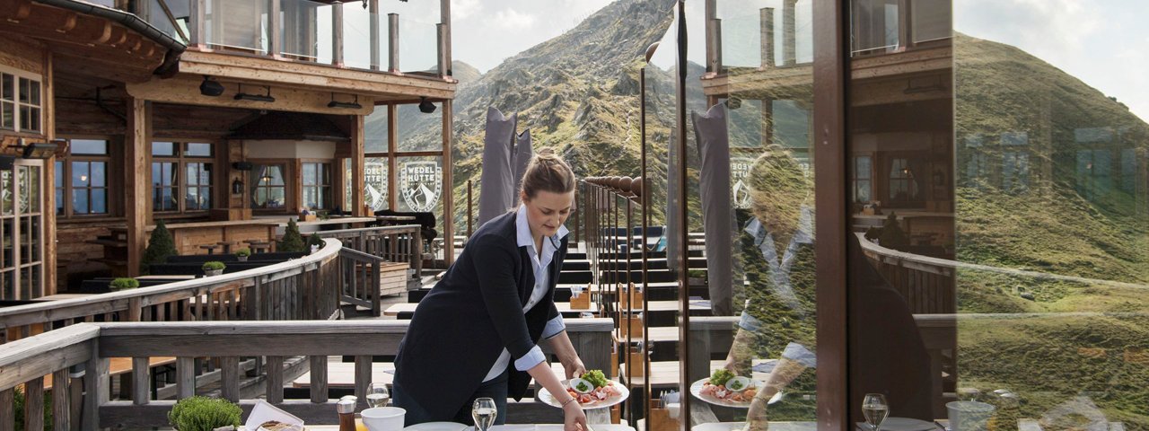 The Wedelhütte hut, © Tirol Werbung/Frank Bauer