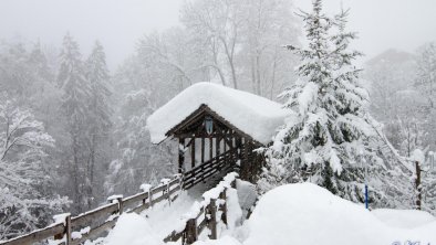 Teufelsbrücke in Finkenberg im Winter