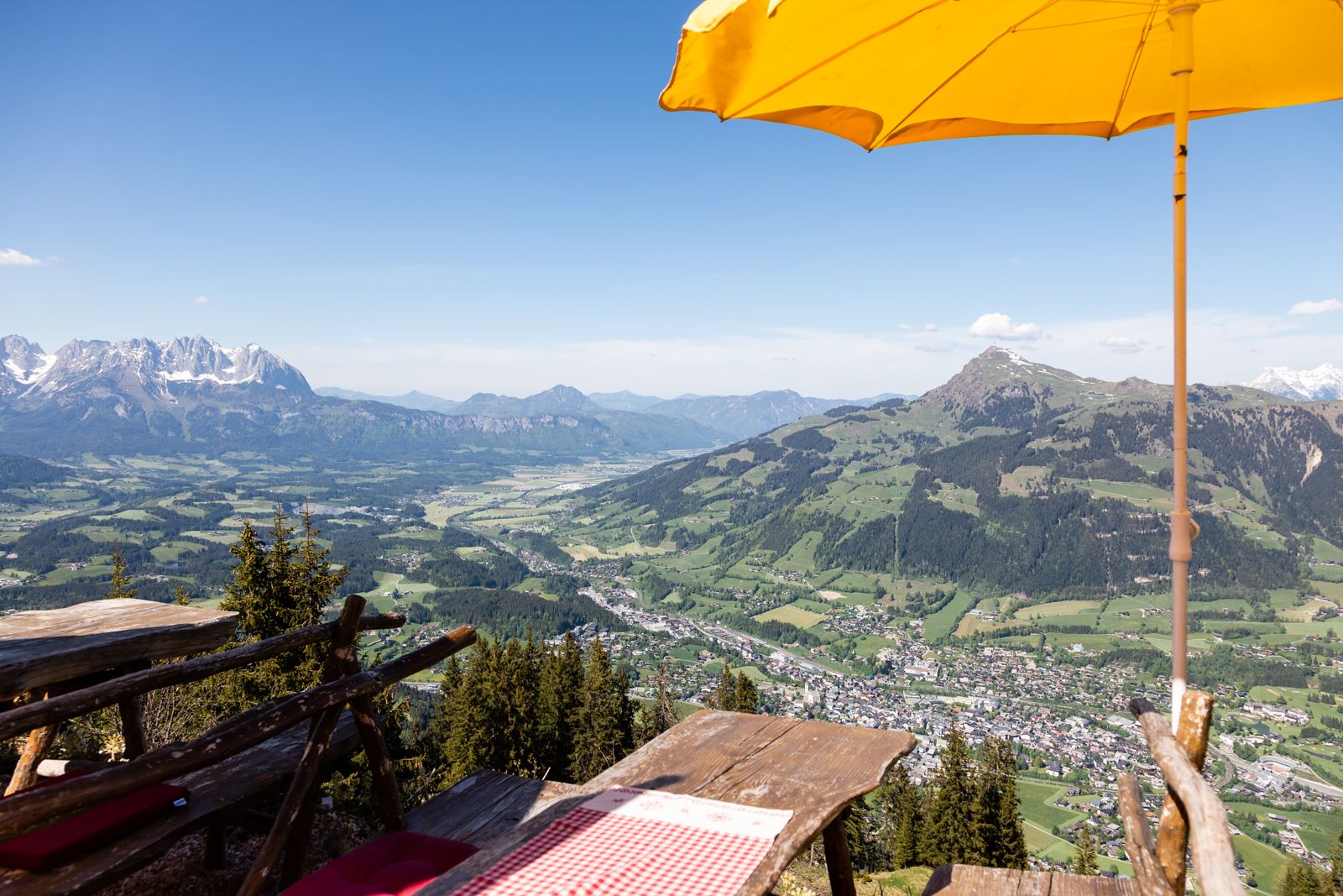 Aussicht vom Hahnenkamm