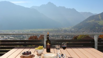 terrace - view with food on table copy