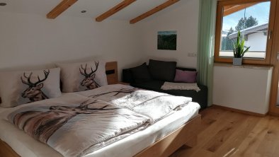 bedroom with balcony