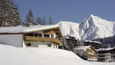 Winteransicht Landhaus Ritz Mösern