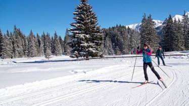 Cross-country skiing in Seefeld, © Tessa Mellinger