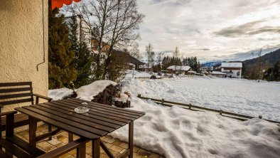 App. Cervelli Terrasse im Winter, © MoniCare