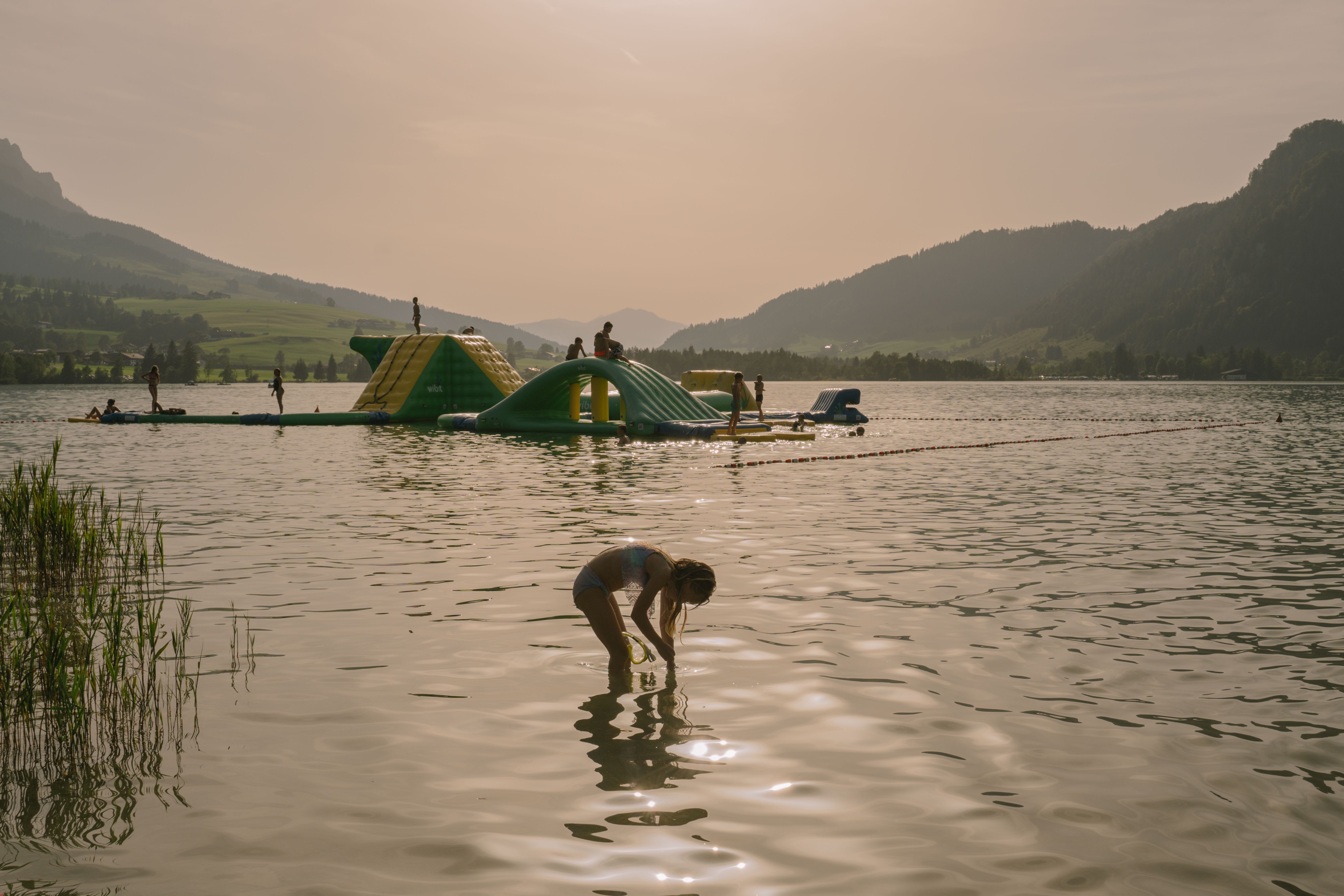 Wasserspielplatz am Walchsee 