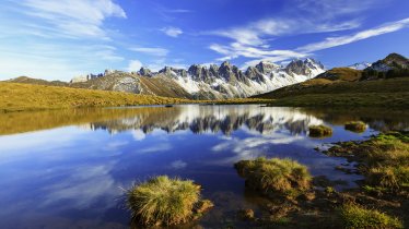 Salfeinssee lake with the Kalkkögel Mountains in the background, © TVB Innsbruck/Moser