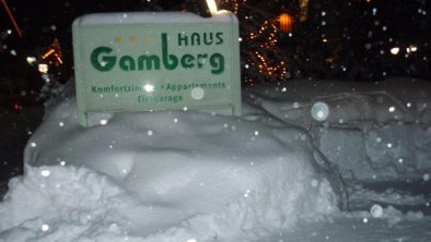 Hausschild Winter - Gamberg