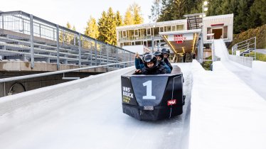 Adrenaline rush at the Igls Bobsleigh Centre, © Thomas Steinlechner