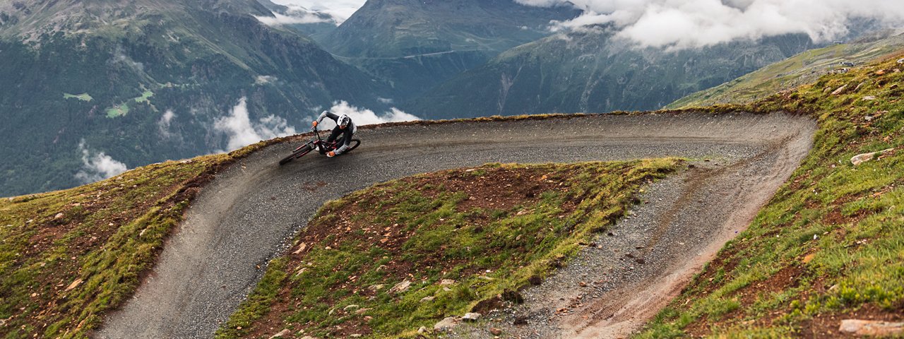 Singletrack: Troaln Line in Sölden, © Ötztal Tourismus/Janik Steiner