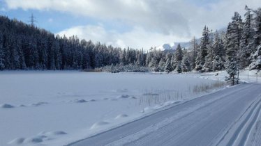 Winter hike to Schwarzer See lake, © TVB Nauders