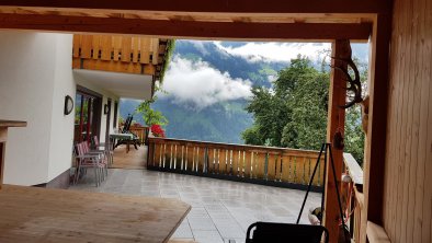 Neuhaushof Hippach - Terrasse Panoramablick