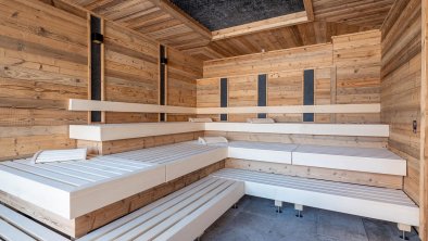 Family sauna at the Gasteiger Jagdschlössl hotel