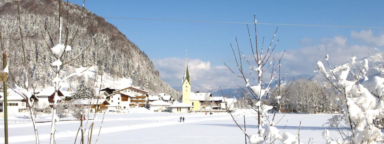 Walchsee in winter, © Kaiserwinkl