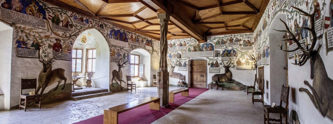 The Habsburgersaal room at Tratzberg Castle, © Schloss Tratzberg