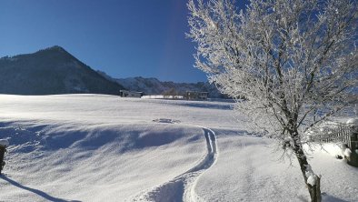 Skispur zum Chalet Glockenhof