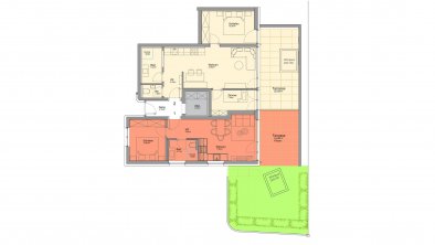 Grundriss 2 Appartements