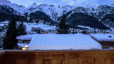 View North Towards Pettneu at Dusk, © Riffler Lodge