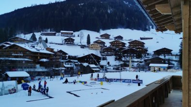 Aussicht auf Skischule