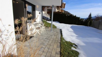 Terrasse im Winter, © I. Hölzl