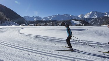 The beautiful scenery on the sunny upland plateau of Niederthai provides wonderful opportunities for cross country skiers, © Bernd Ritschel