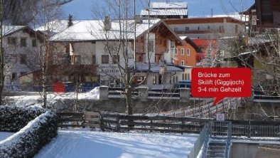 Brücke zum Schilift 3-4 Gehminuten zu Fuß, © privat