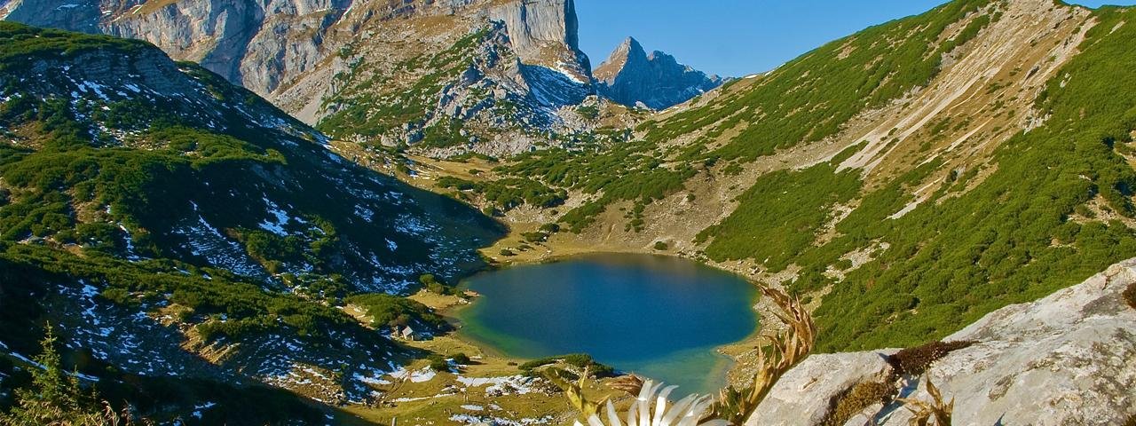 Zireiner See lake in the Rofan Mountains, © Alpbachtal Seenland Tourismus/Gerhard Berger