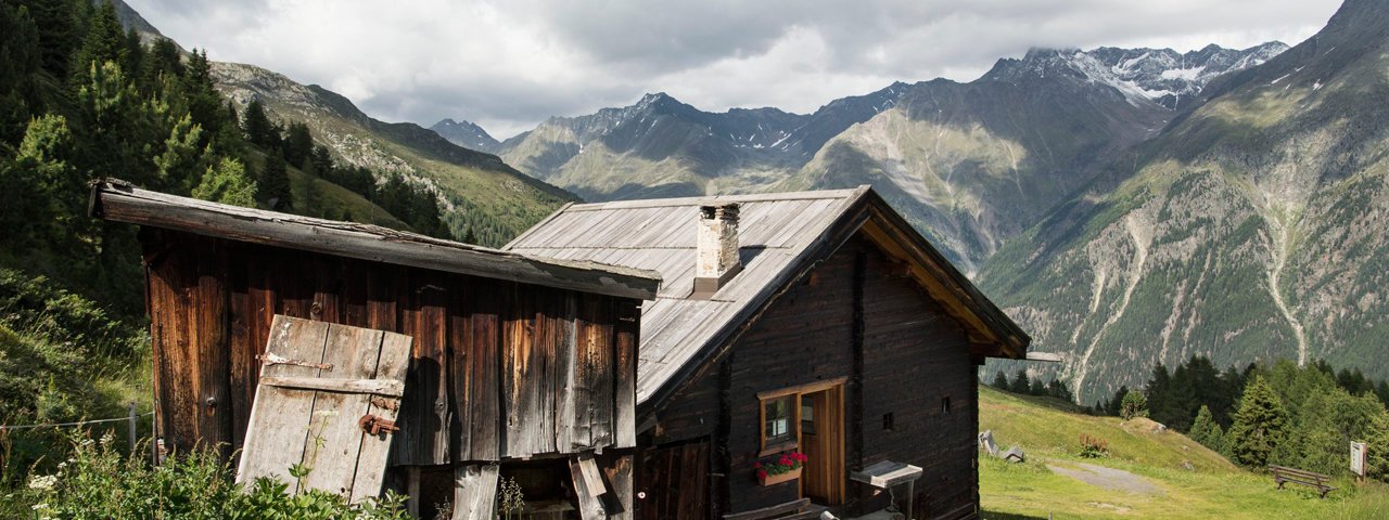 Traditional buildings at the Gampe Thaya