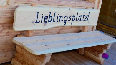 "Lieblingsplatzl" auf der Panorama Terrasse