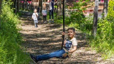 Waldspielplatz mit 40 Meter Seilrutsche