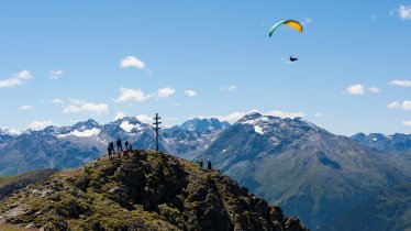 View from the Wetterkreuzkogel in the Ötztal Valley, © Ötztal Tourismus/Matthias Burtscher