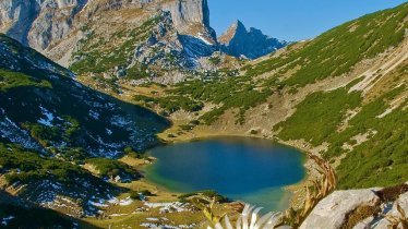 Zireiner See lake in the Rofan Mountains, © Alpbachtal Seenland Tourismus/Gerhard Berger