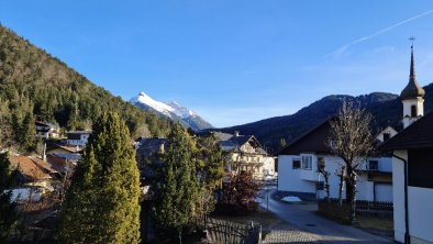 View of Scharnitz from the balcony, © Haus Tholler