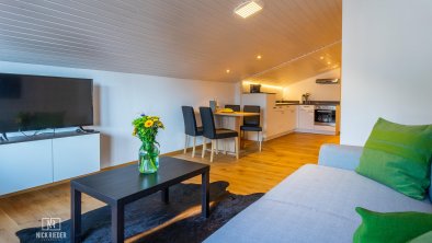 Wohnraum Appartement Sauna