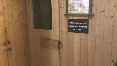 Sauna Eingang