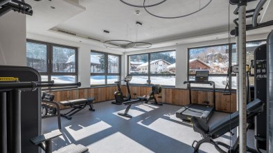 Fitness room in the Jagdschlössl hotel