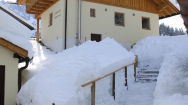 Ferienhaus im Winter