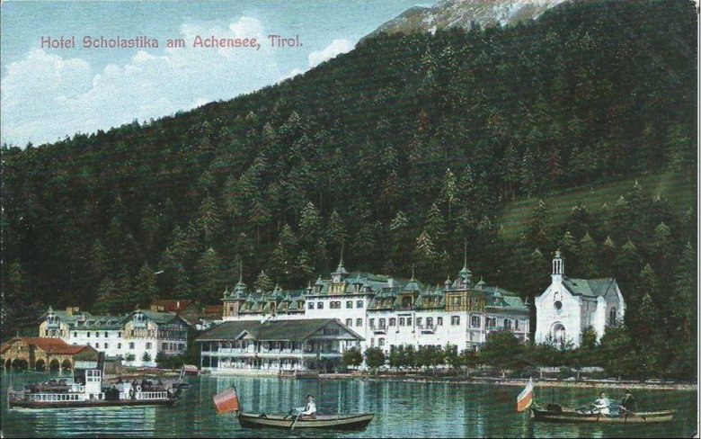 The Grand Hotel Scholastika is one of the most majestic buildings to have been built on the shores of Lake Achensee.