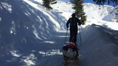 Auf dem Weg zur Wettersteinhütte