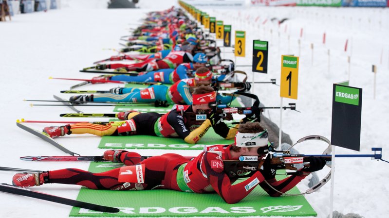 Come on to Hochfilzen for some outstanding shooting and high speed cross country ski action, © Schaadfoto