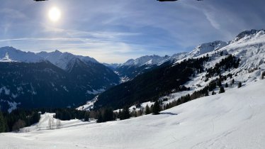 Panoramablick von den Bergen